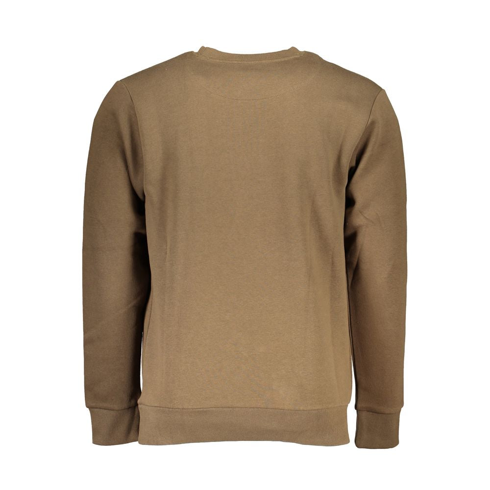 Brauner Baumwollpullover