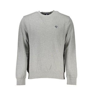Grauer Baumwollpullover