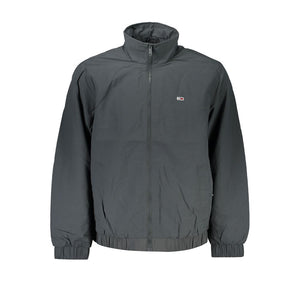 Elegante graue Jacke aus recyceltem Nylon