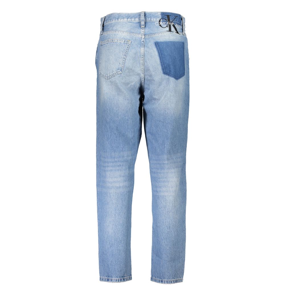 Hellblaue Damenjeans aus Baumwolle