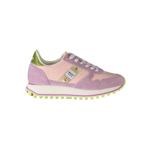 Rosa Polyester-Sneaker