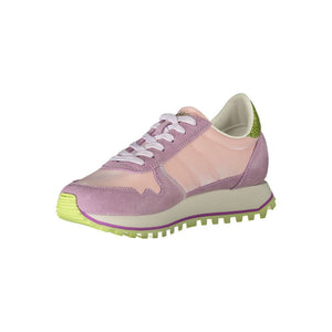 Rosa Polyester-Sneaker