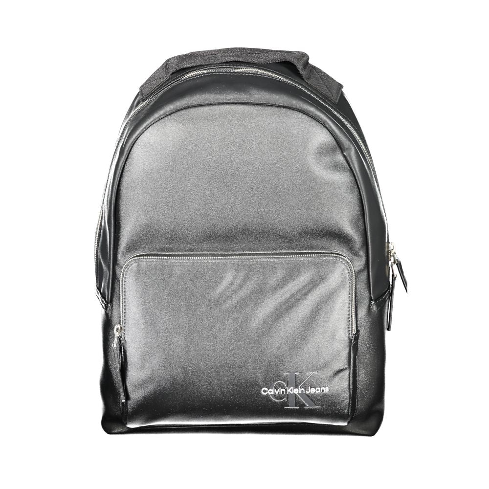 Schwarzer Polyethylen-Rucksack