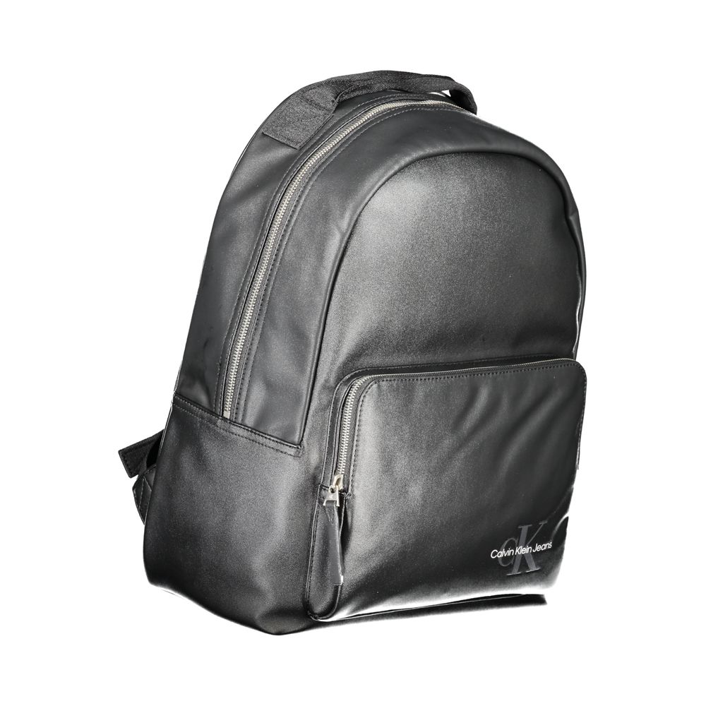 Schwarzer Polyethylen-Rucksack
