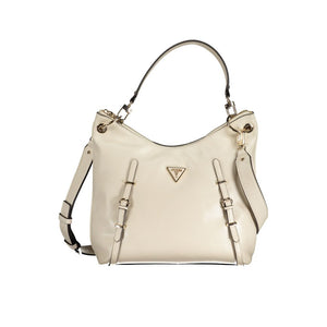 Beige Polyethylen-Handtasche