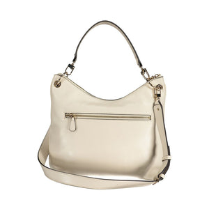 Beige Polyethylen-Handtasche