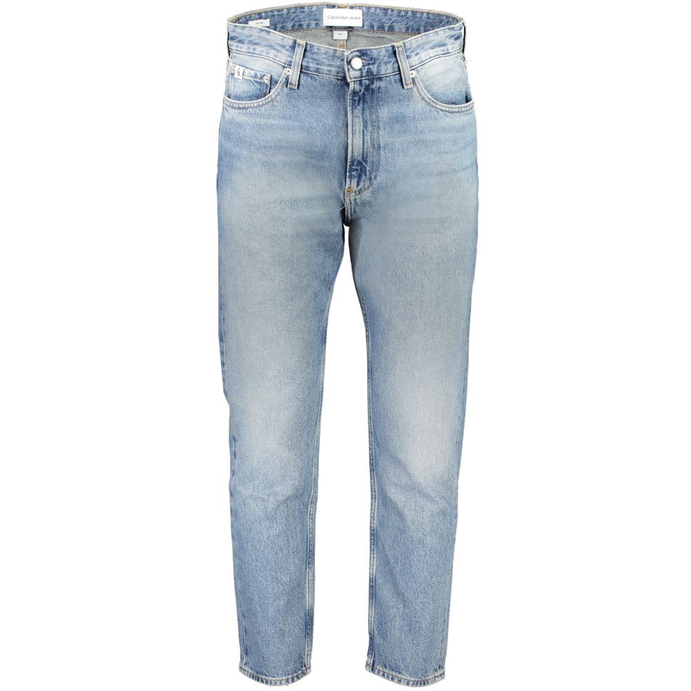 Hellblaue Herrenjeans aus Baumwolle
