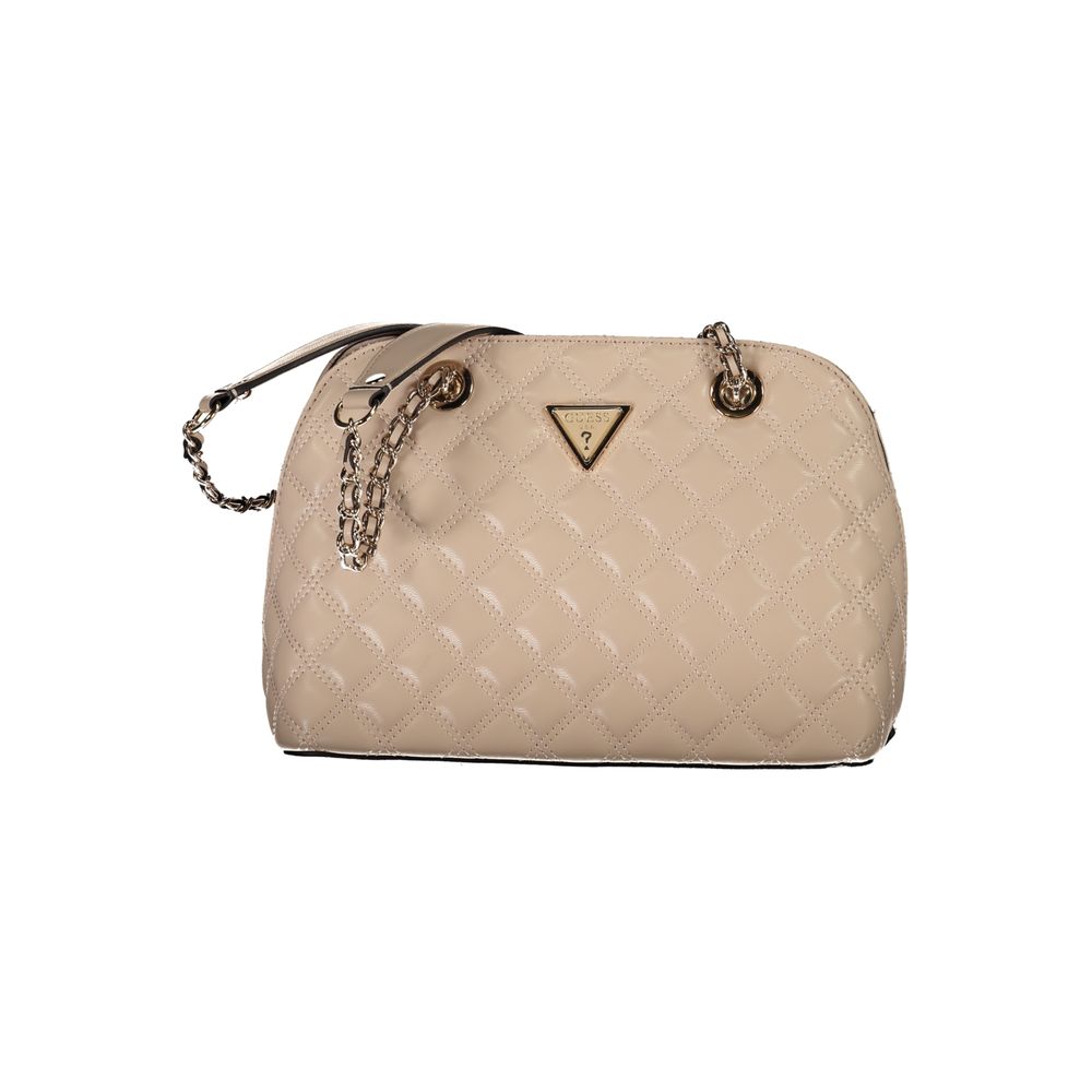 Beige Polyethylen Handtasche