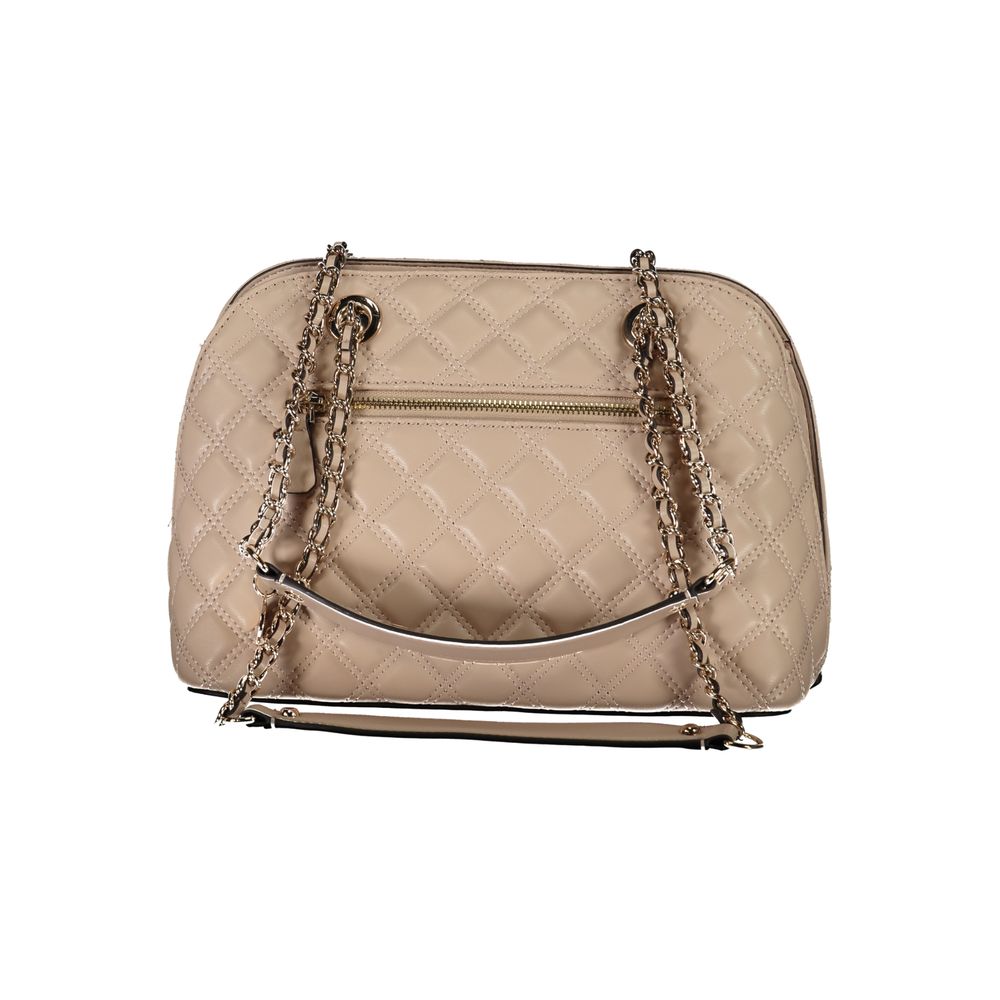 Beige Polyethylen Handtasche