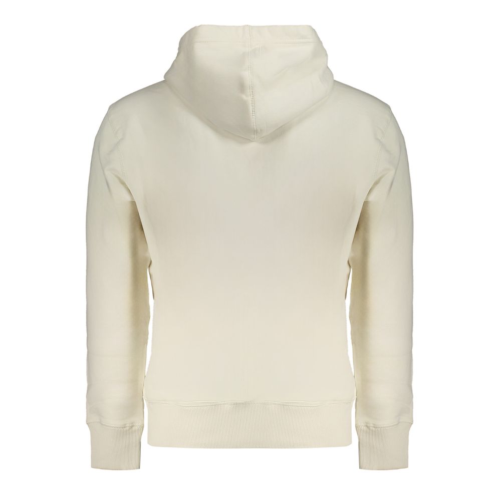 Weißer Baumwollpullover