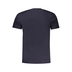Blaues Baumwoll-T-Shirt