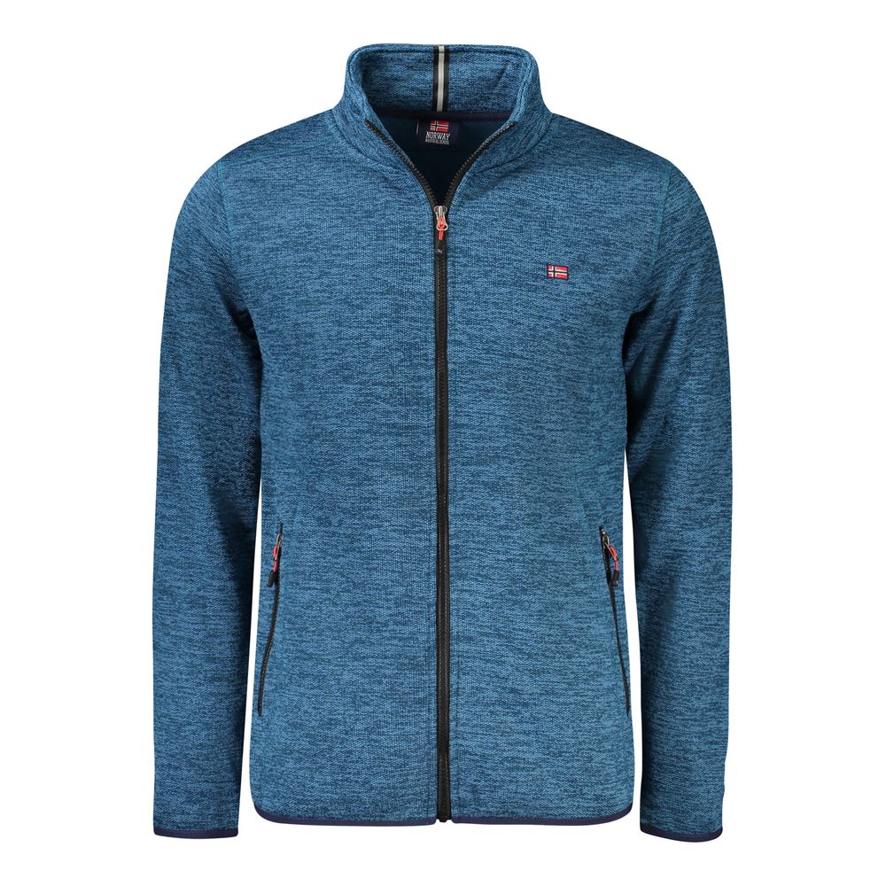 Blaue Polyester-Herrenjacke
