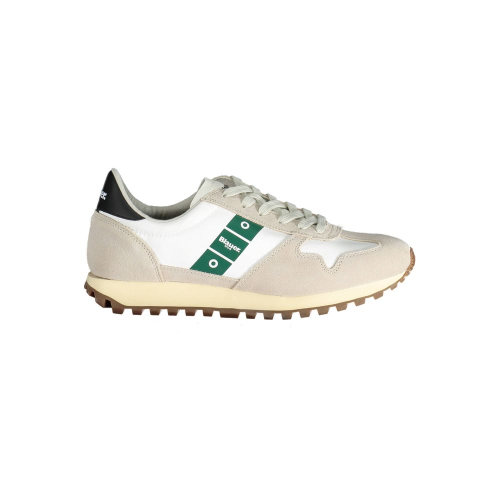 Weißer Polyester-Sneaker