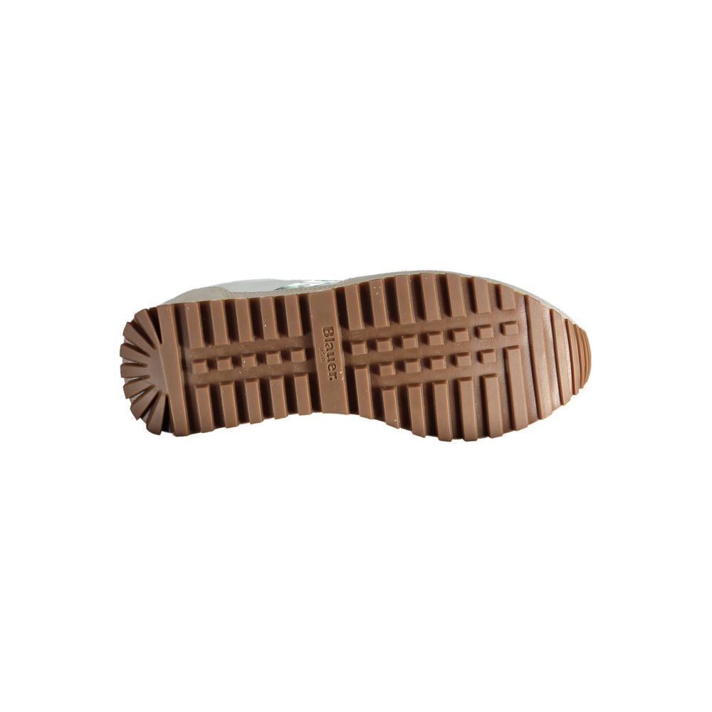 Weißer Polyester-Sneaker