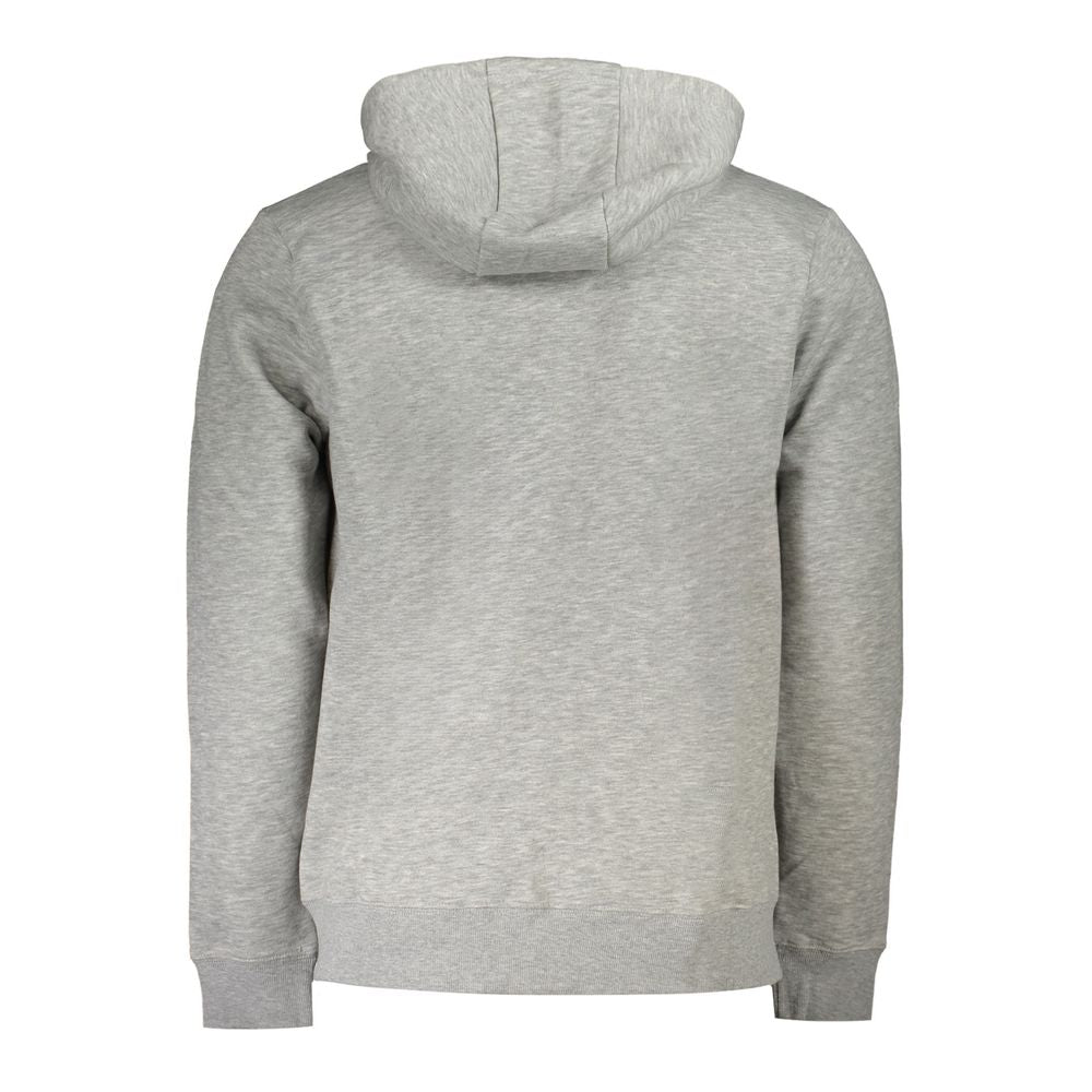 Grauer Baumwollpullover für Herren