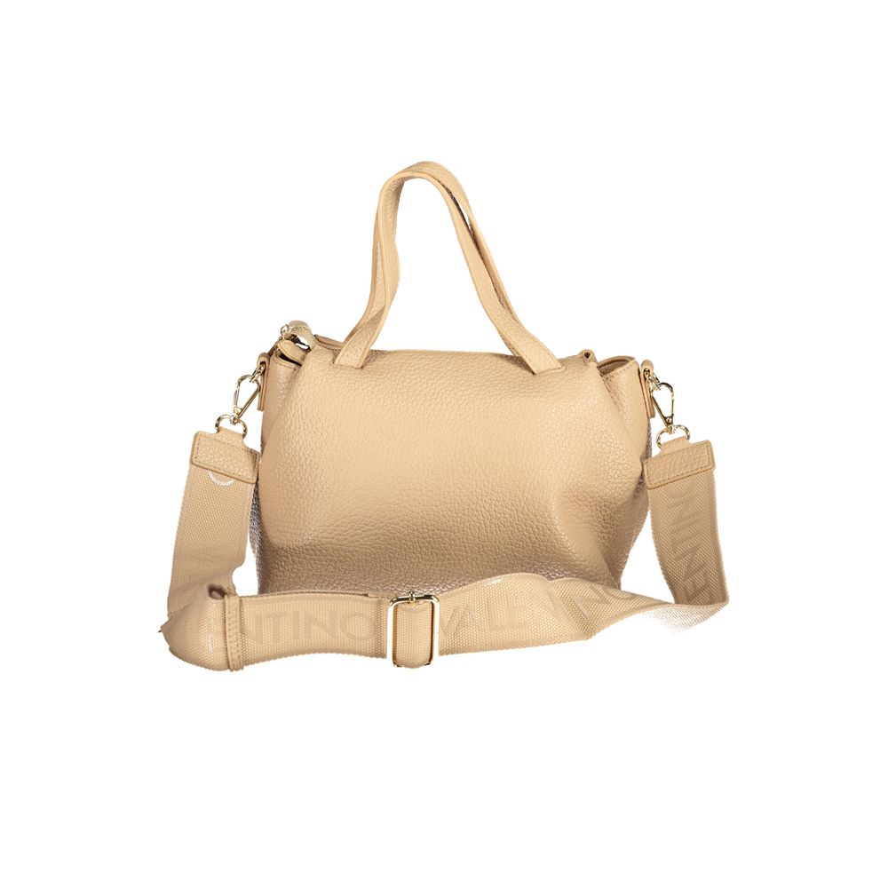 Beige Polyethylen Damen Handtasche