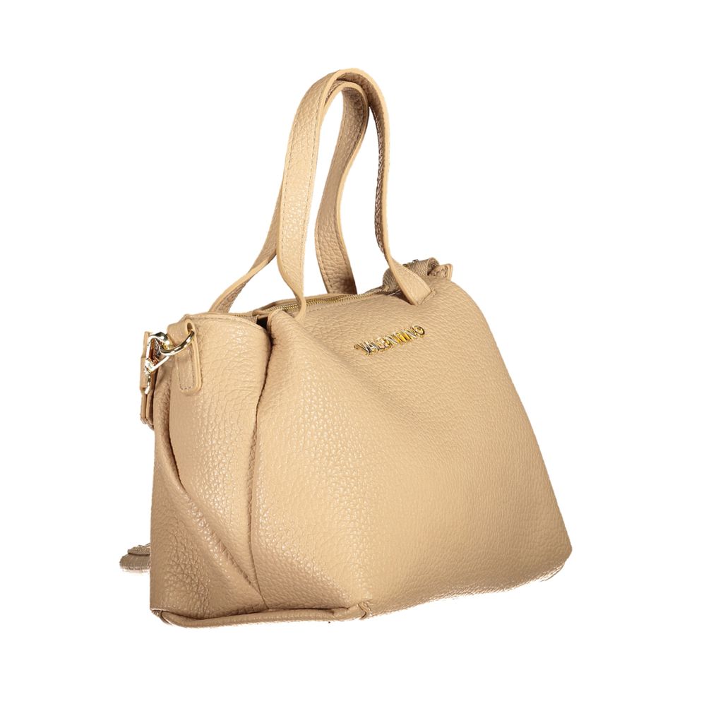 Beige Polyethylen Damen Handtasche
