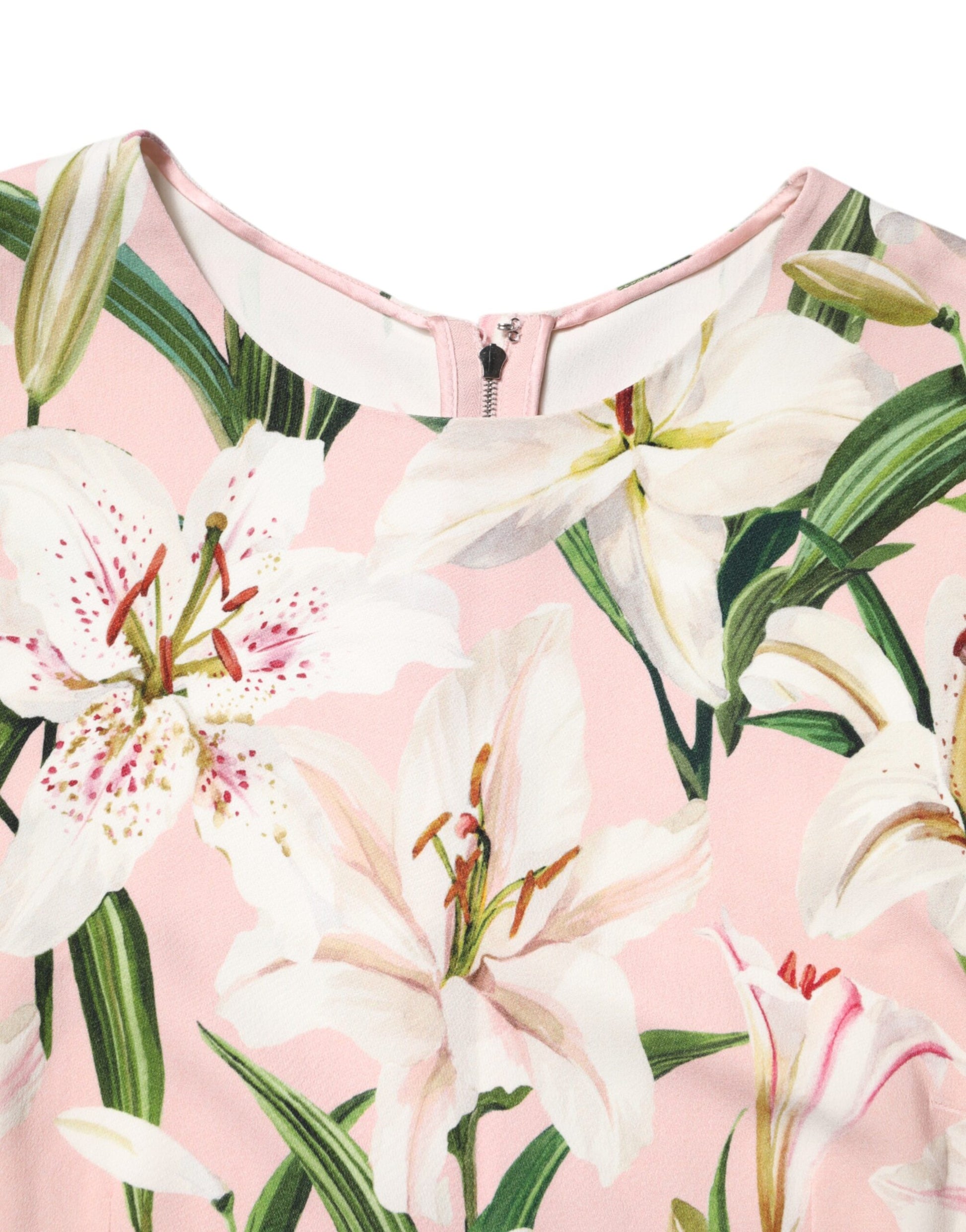 Mehrfarbiges Tanktop mit Rundhalsausschnitt und Blumenmuster