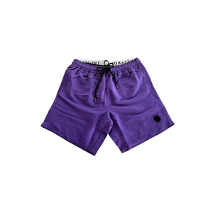 Lila Polyester-Badeshorts für Herren