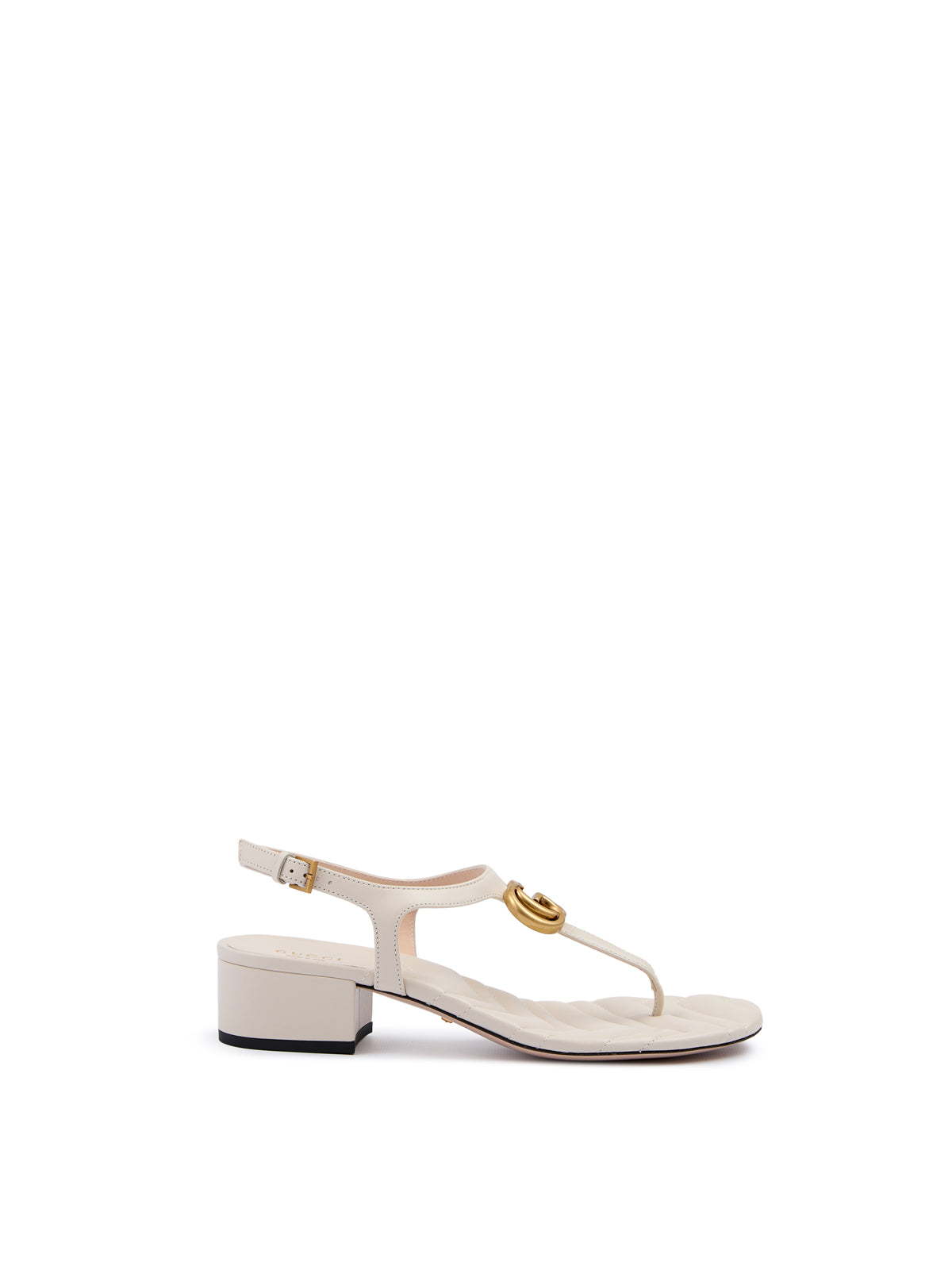 Mystic White Nappaledersandalen Charlotte