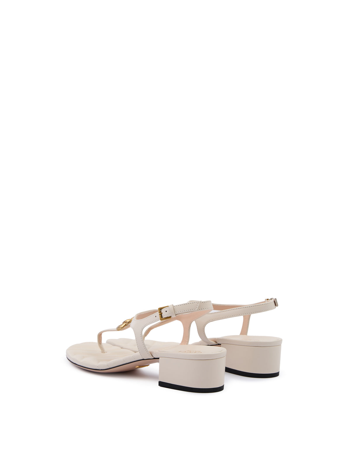 Mystic White Nappaledersandalen Charlotte