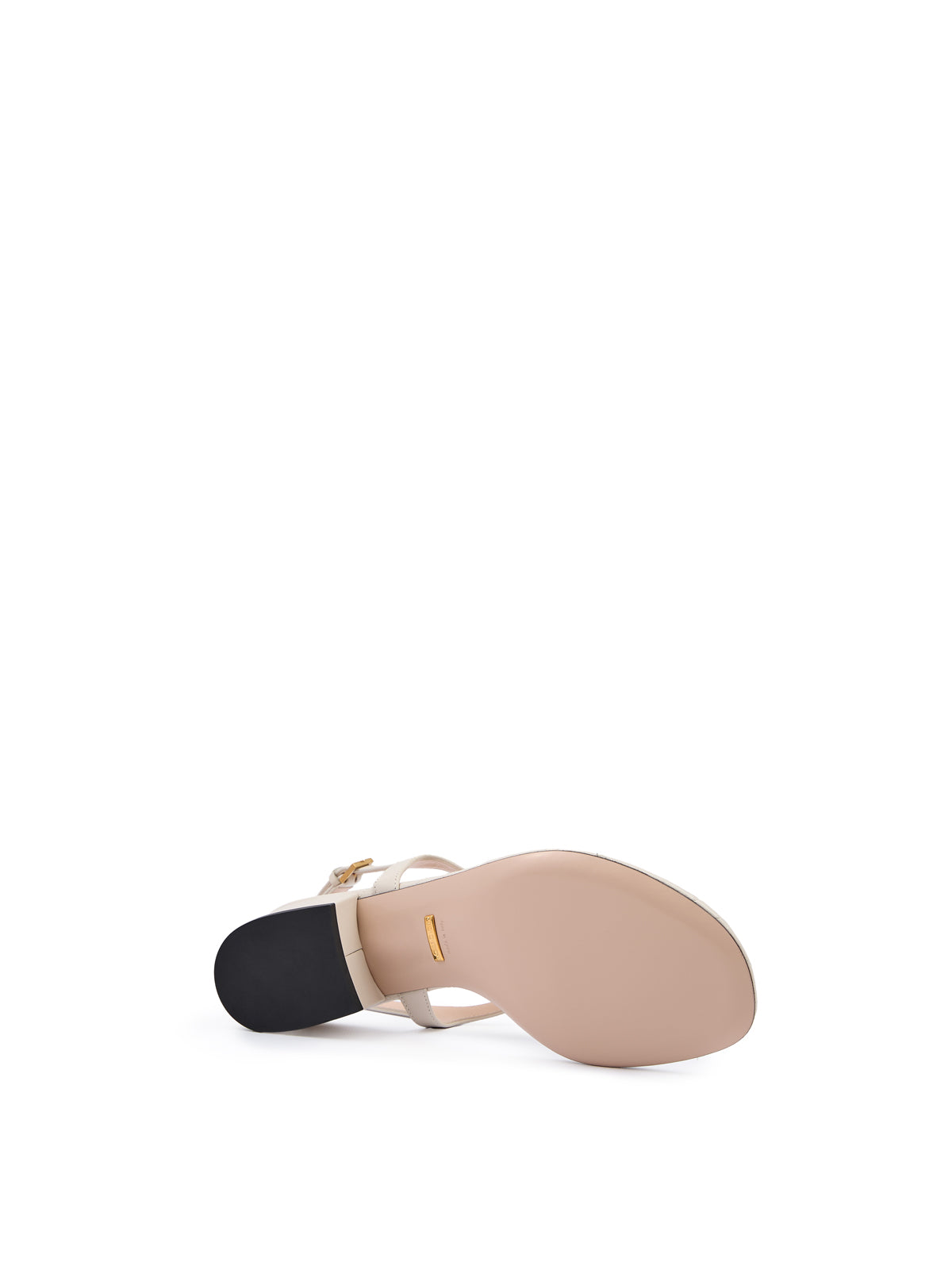 Mystic White Nappaledersandalen Charlotte