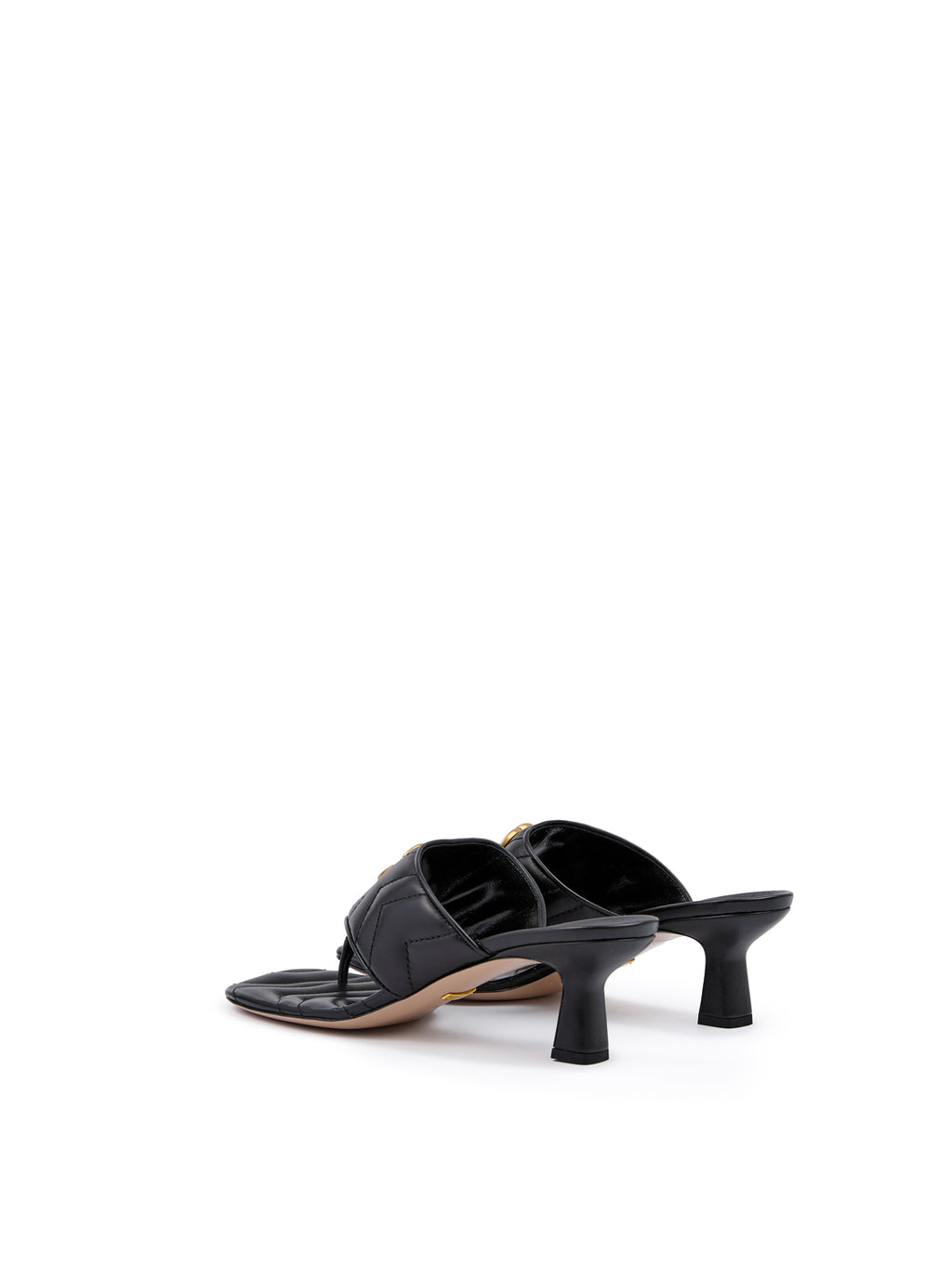 Mystic Schwarze Sandalen aus Nappaleder „Charlotte“