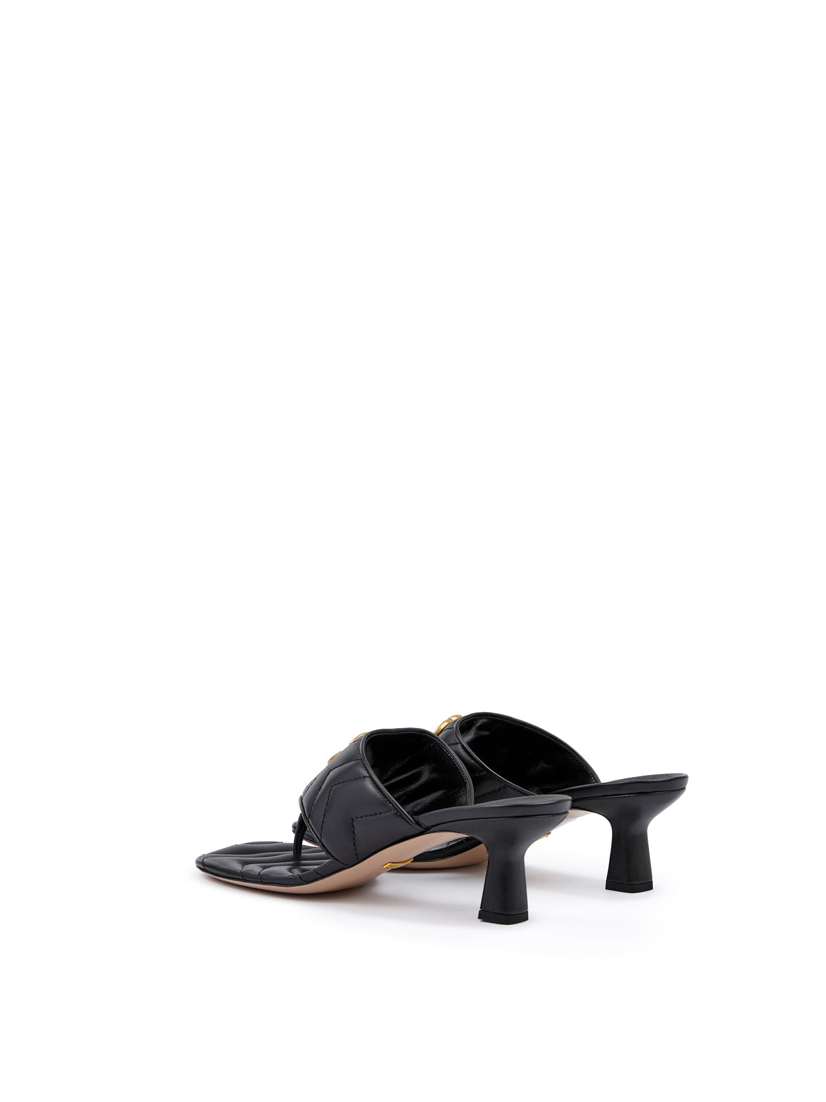 Mystic Schwarze Sandalen aus Nappaleder „Charlotte“