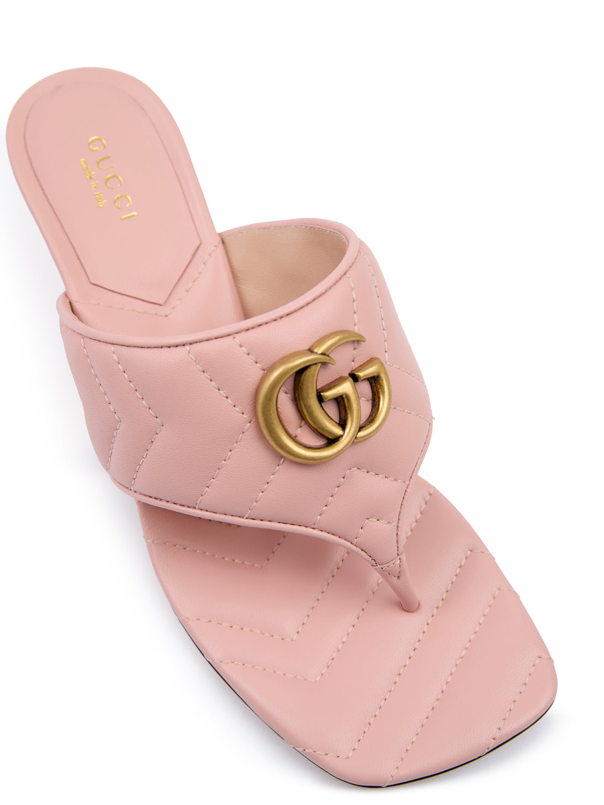 Mystic Pink Nappaledersandalen Charlotte