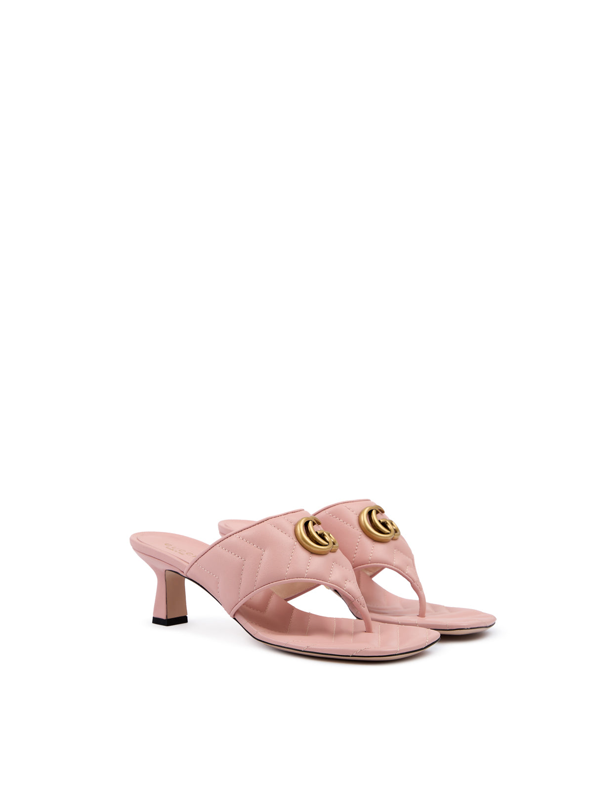 Mystic Pink Nappaledersandalen Charlotte