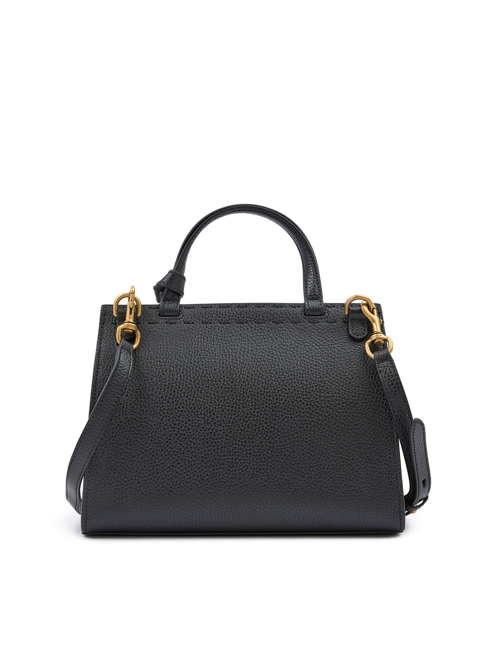 Schwarze GG Marmont Handtasche aus Leder
