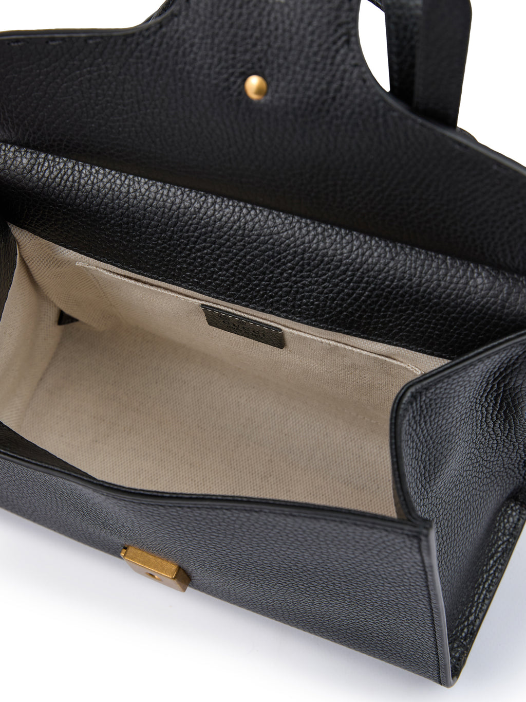 Schwarze GG Marmont Handtasche aus Leder