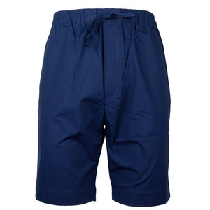 Blaue Baumwollshorts