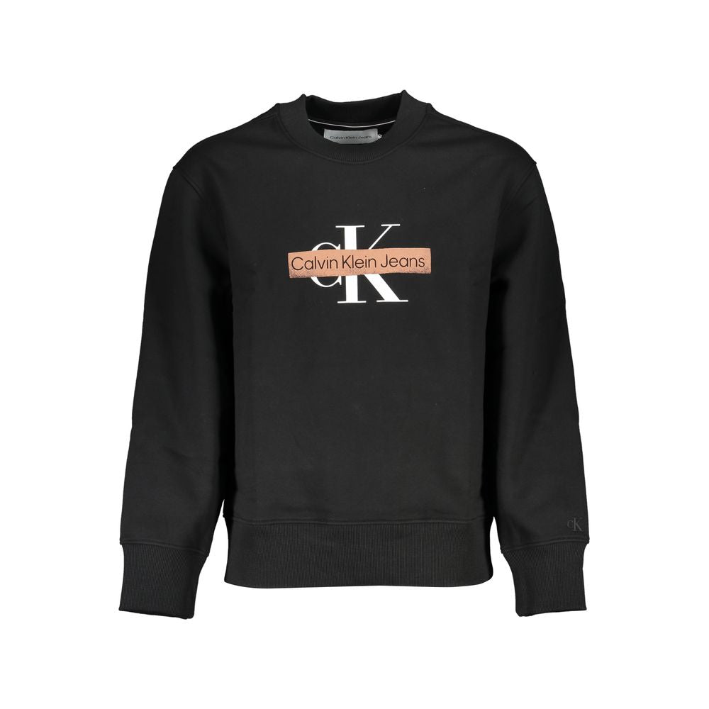 Elegantes Fleece-Sweatshirt mit Rundhalsausschnitt