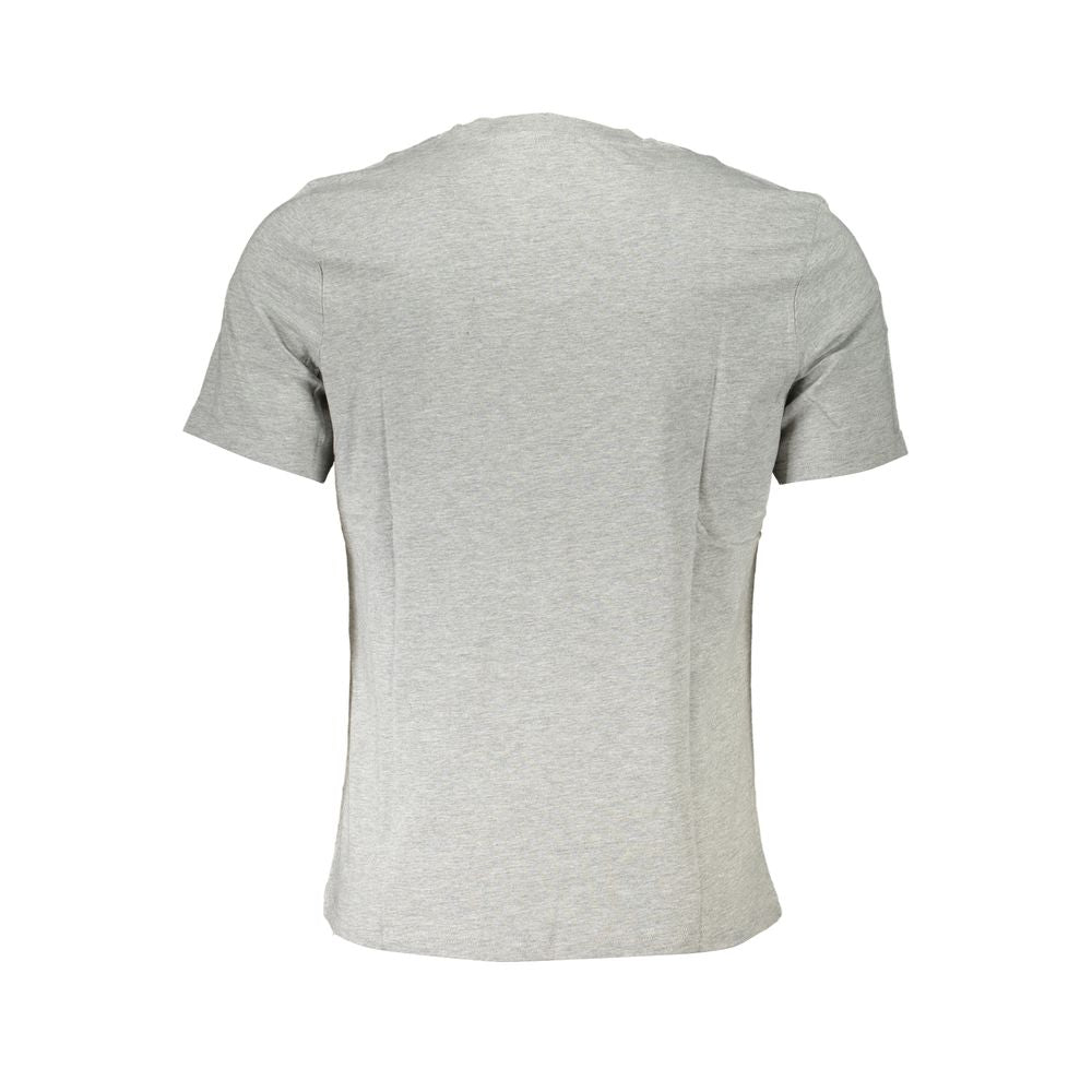 Graues Baumwoll-T-Shirt