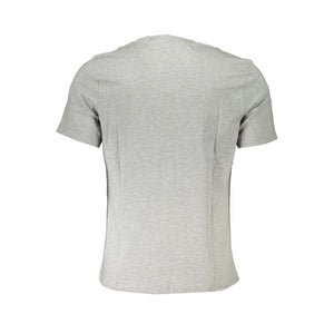 Graues Baumwoll-T-Shirt