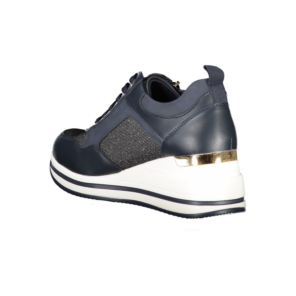 Blaue Polyester Damen Sneaker