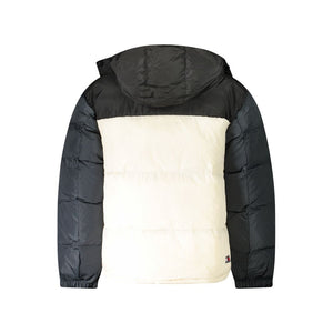 Schwarze Polyester-Herrenjacke