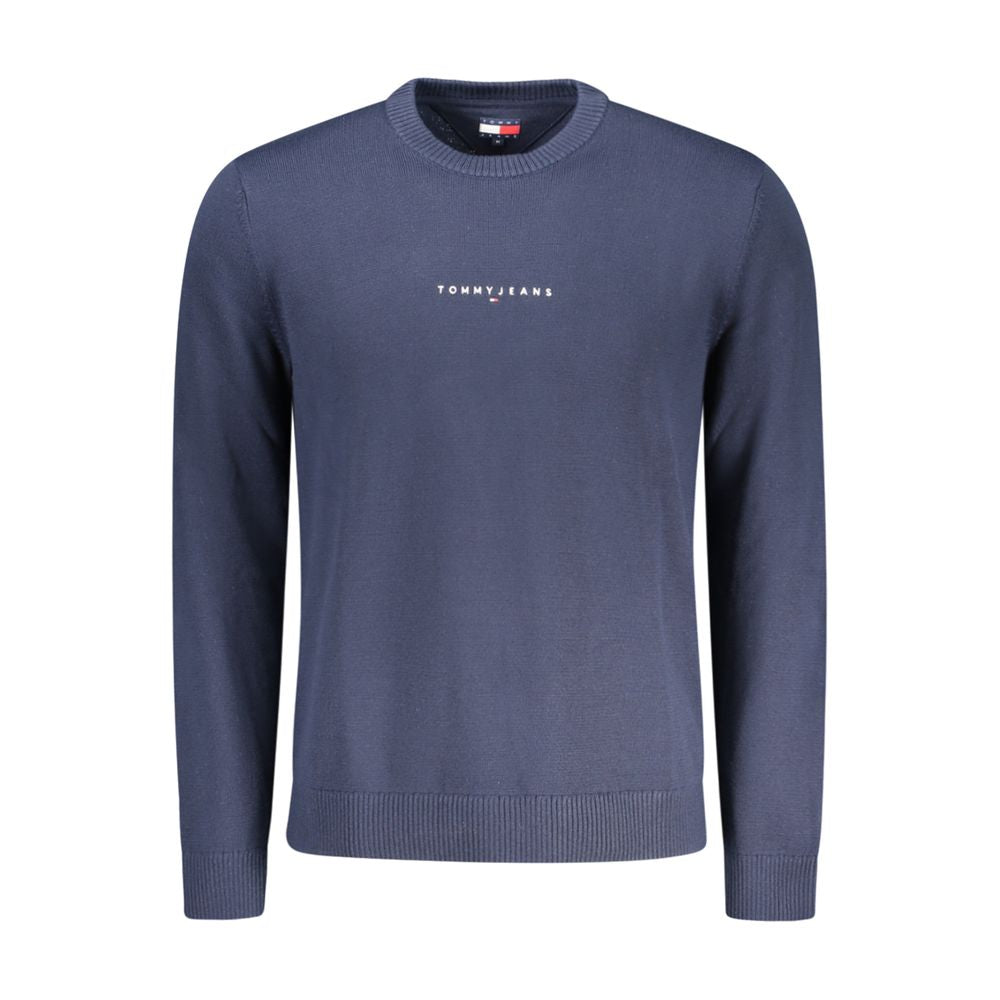 Blauer Polyester-Herrenpullover