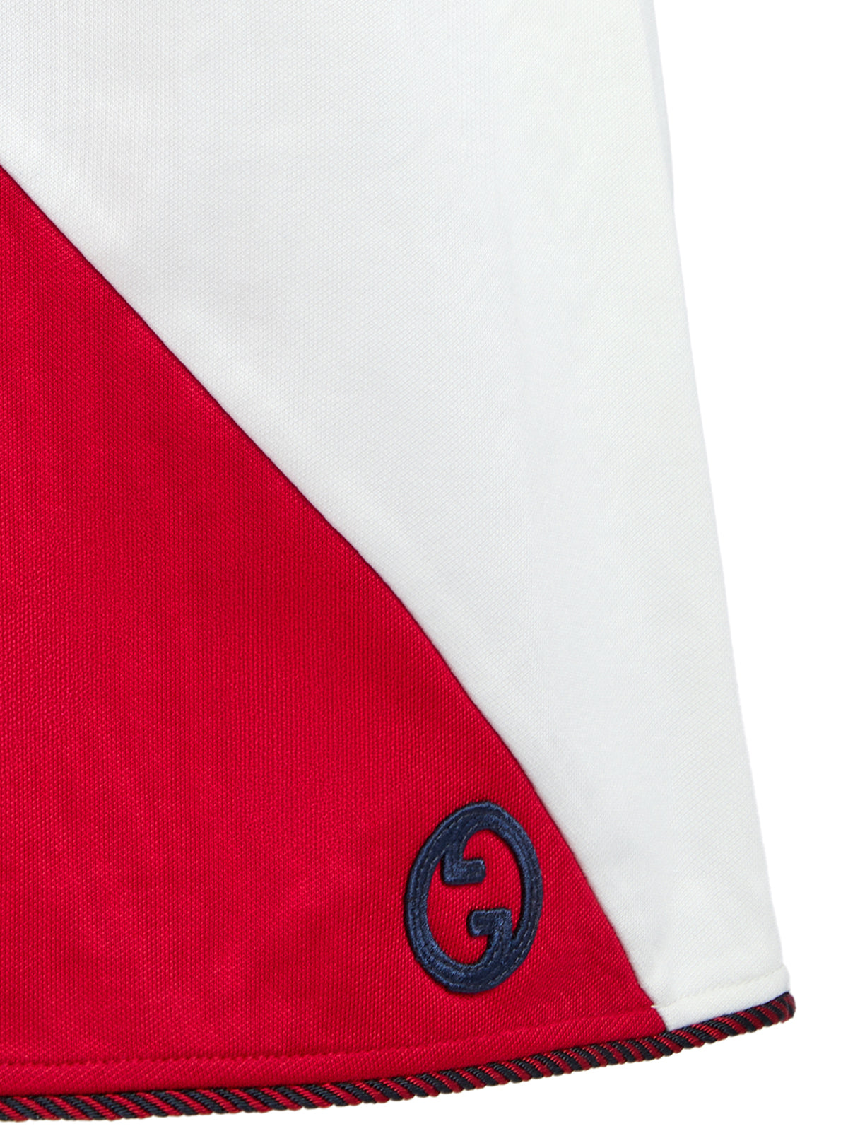 Weißes kurzes Kleid aus Polyester und Baumwolle