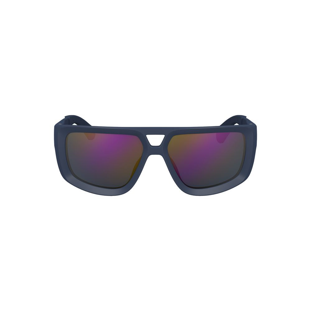 Blaue Sonnenbrille aus Kunststoff für Herren