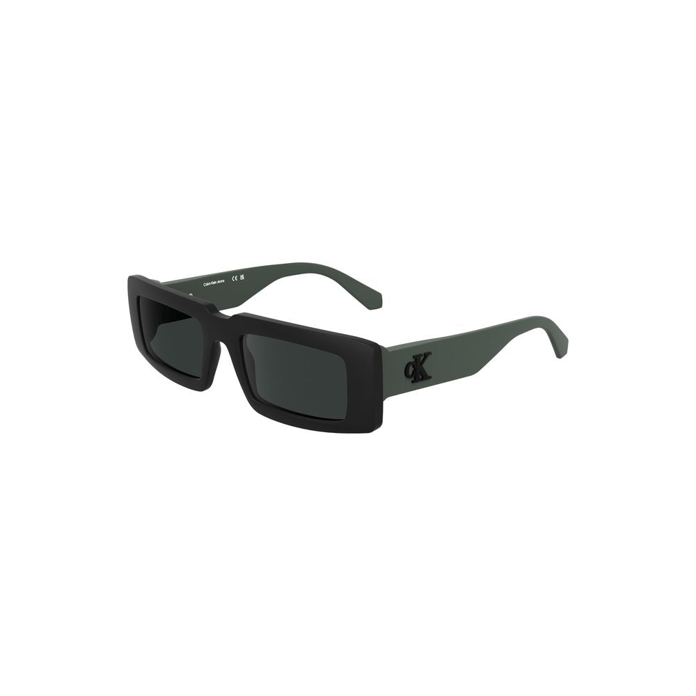 Schwarze Sonnenbrille aus biobasiertem Stoff