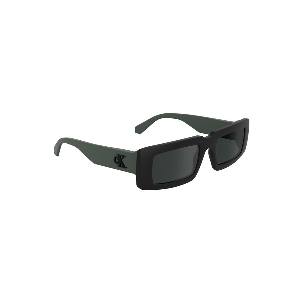 Schwarze Sonnenbrille aus biobasiertem Stoff