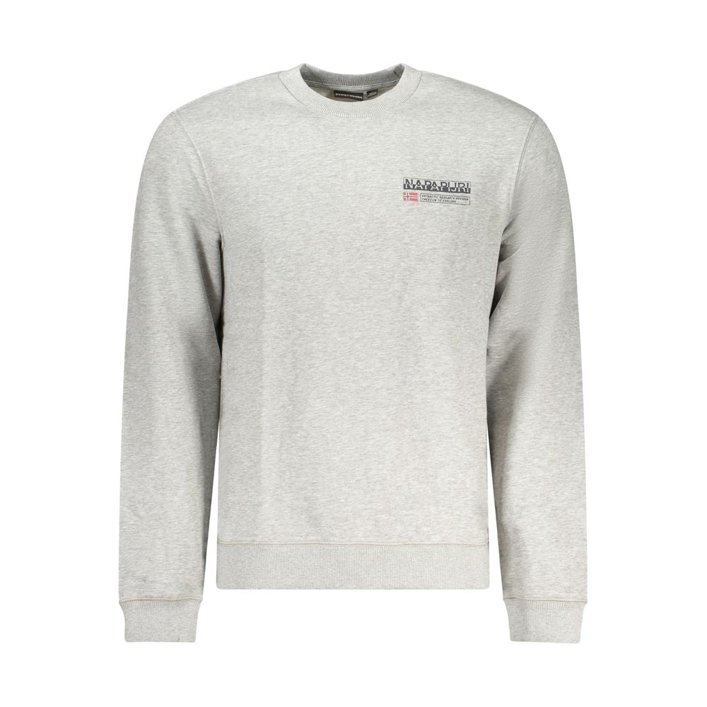 Grauer Baumwollpullover