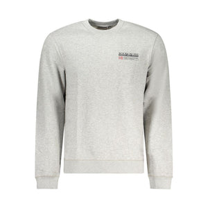Grauer Baumwollpullover