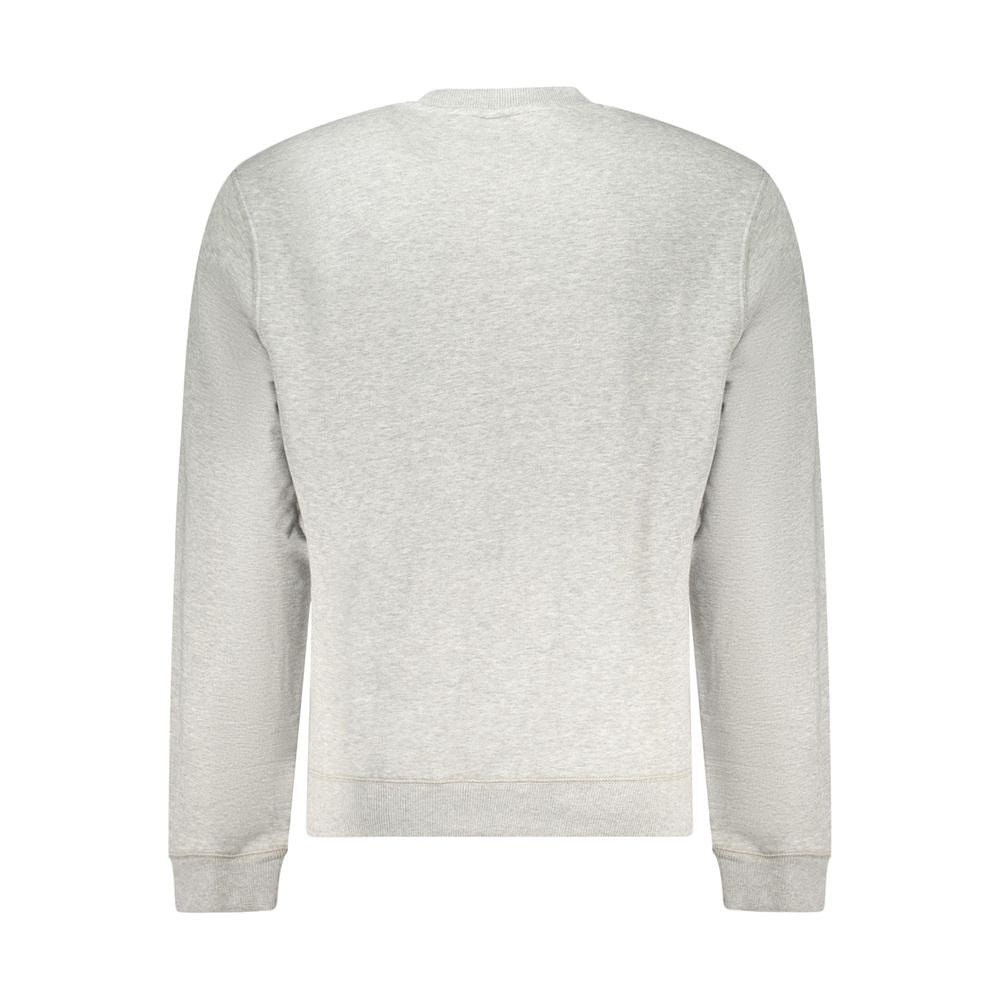 Grauer Baumwollpullover