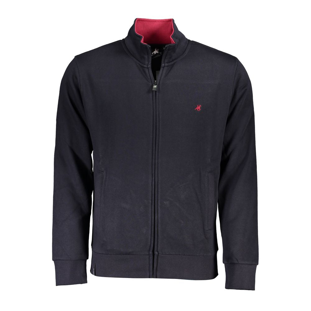 Schickes Polo-Sweatshirt mit langen Ärmeln und Reißverschluss