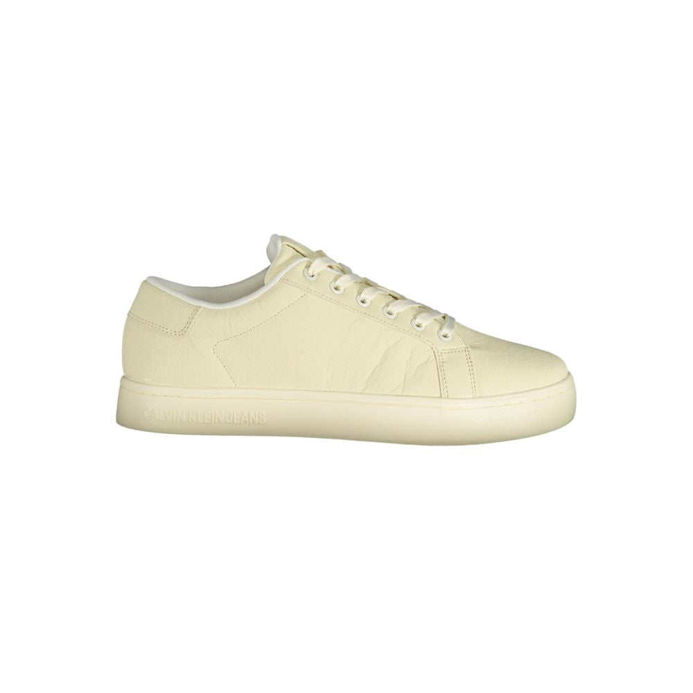 Weiße Polyester Herren Sneaker