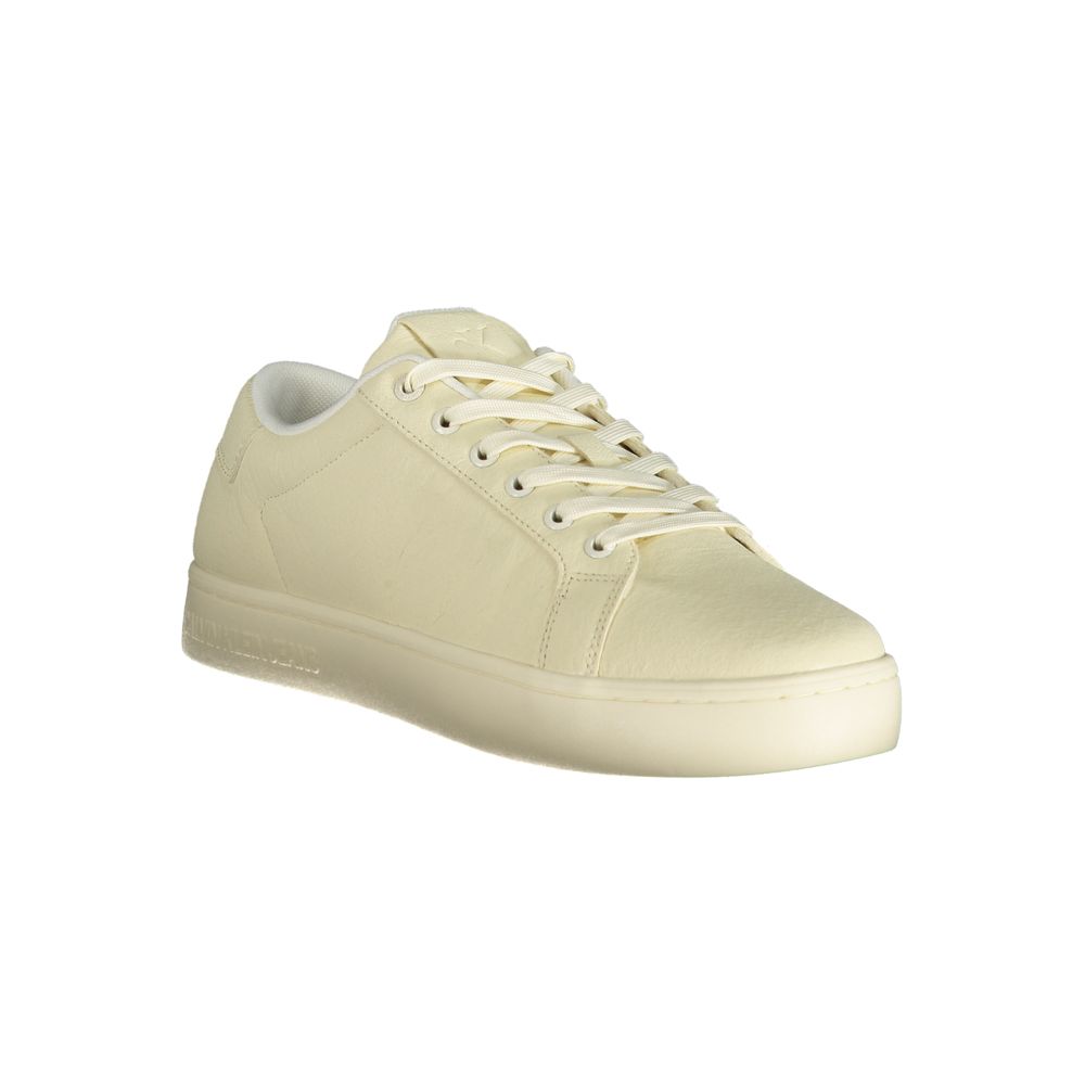 Weiße Polyester Herren Sneaker