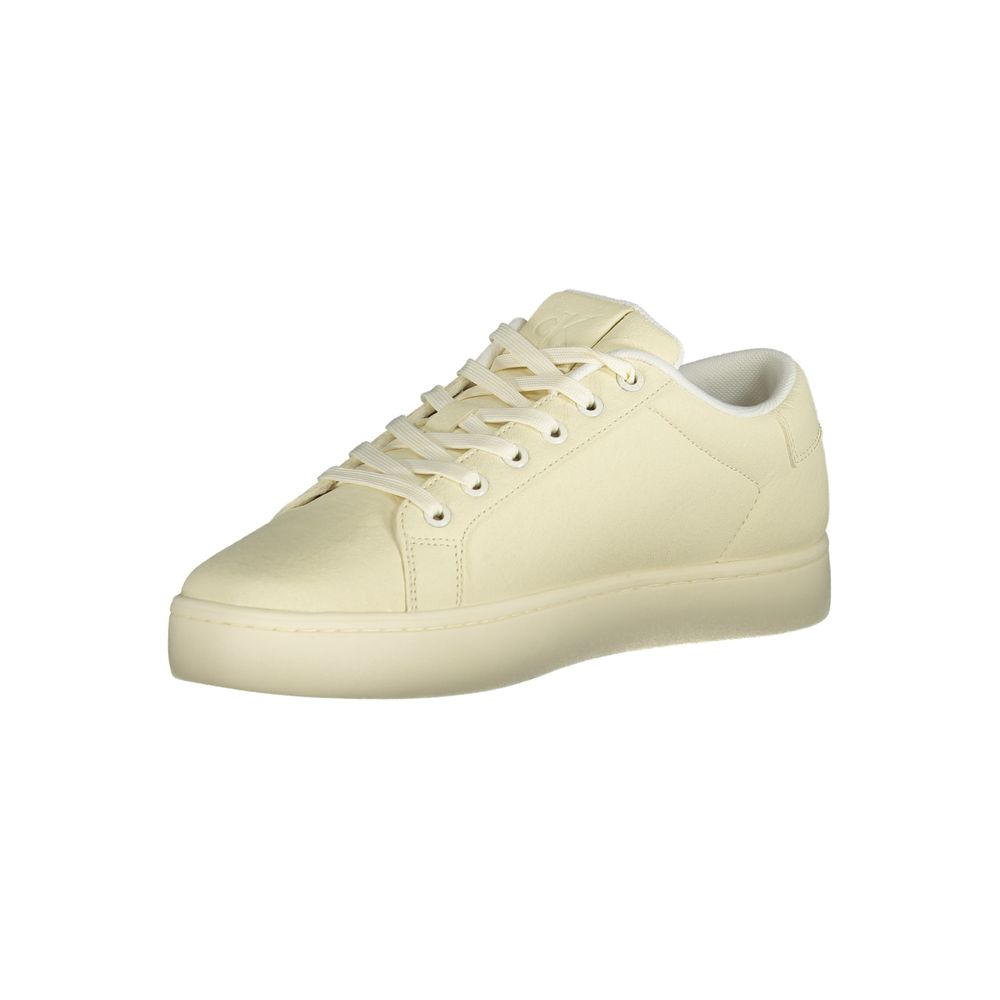 Weiße Polyester Herren Sneaker